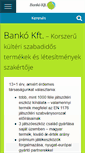 Mobile Screenshot of bankokft.hu